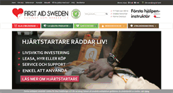 Desktop Screenshot of firstaid.se